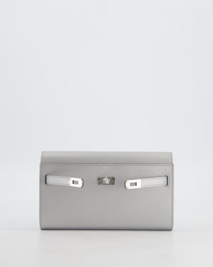 *SUPER RARE* Hermès Kelly To Go Bag in Argent Chevre Chamkila Leather with Palladium Hardware