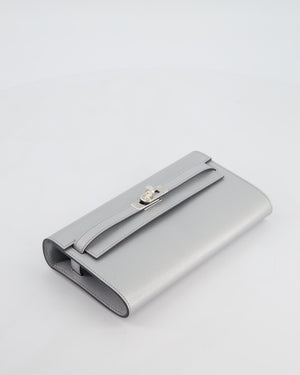 *SUPER RARE* Hermès Kelly To Go Bag in Argent Chevre Chamkila Leather with Palladium Hardware