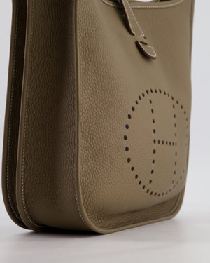 Hermès Evelyne III 29 Bag in Etoupe Taurillon Clemence Leather with Gold Hardware