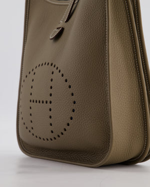 Hermès Evelyne III 29 Bag in Etoupe Taurillon Clemence Leather with Gold Hardware