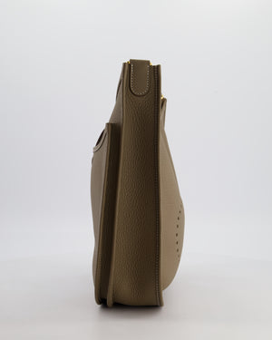 Hermès Evelyne III 29 Bag in Etoupe Taurillon Clemence Leather with Gold Hardware