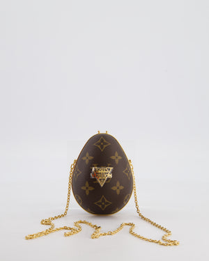 Louis Vuitton Brown Egg Bag in Monogram Canvas and Calfskin Leather
