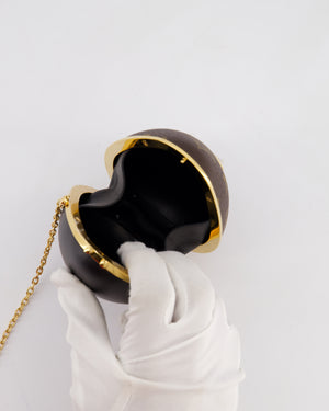 Louis Vuitton Brown Egg Bag in Monogram Canvas and Calfskin Leather