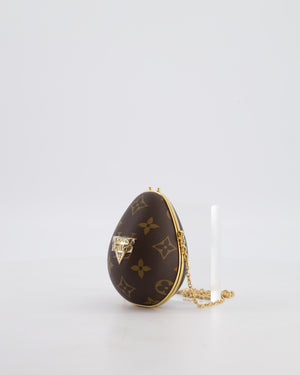 Louis Vuitton Brown Egg Bag in Monogram Canvas and Calfskin Leather