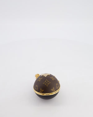 Louis Vuitton Brown Egg Bag in Monogram Canvas and Calfskin Leather