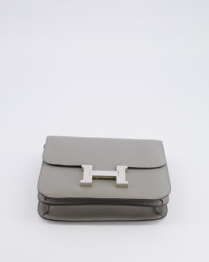 Hermès Constance 18 Bag in Gris Mouette Epsom Leather with Palladium Hardware