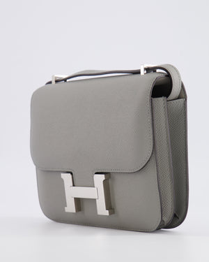 Hermès Constance 18 Bag in Gris Mouette Epsom Leather with Palladium Hardware
