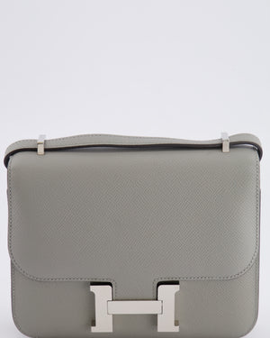 Hermès Constance 18 Bag in Gris Mouette Epsom Leather with Palladium Hardware