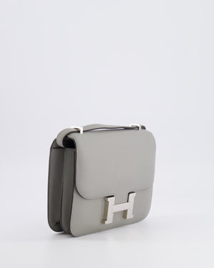 Hermès Constance 18 Bag in Gris Mouette Epsom Leather with Palladium Hardware