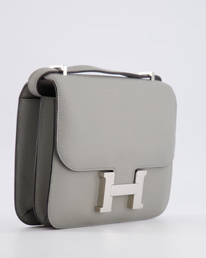 Hermès Constance 18 Bag in Gris Mouette Epsom Leather with Palladium Hardware
