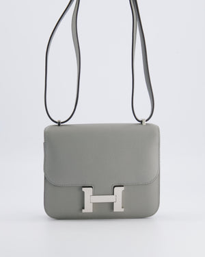 Hermès Constance 18 Bag in Gris Mouette Epsom Leather with Palladium Hardware
