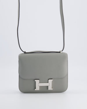 Hermès Constance 18 Bag in Gris Mouette Epsom Leather with Palladium Hardware