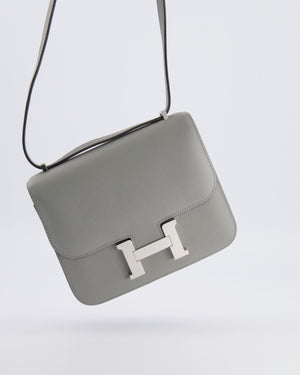 Hermès Constance 18 Bag in Gris Mouette Epsom Leather with Palladium Hardware