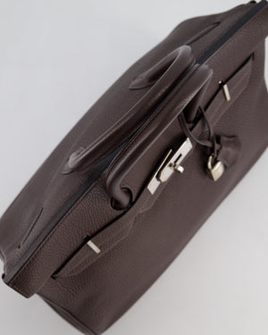 Hermès Birkin 35 Bag in Ebene Togo Leather with Palladium Hardware