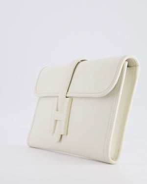 Hermès Jige Elan 29cm Clutch Bag in Nata Evercolour Leather
