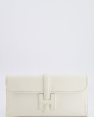 Hermès Jige Elan 29cm Clutch Bag in Nata Evercolour Leather