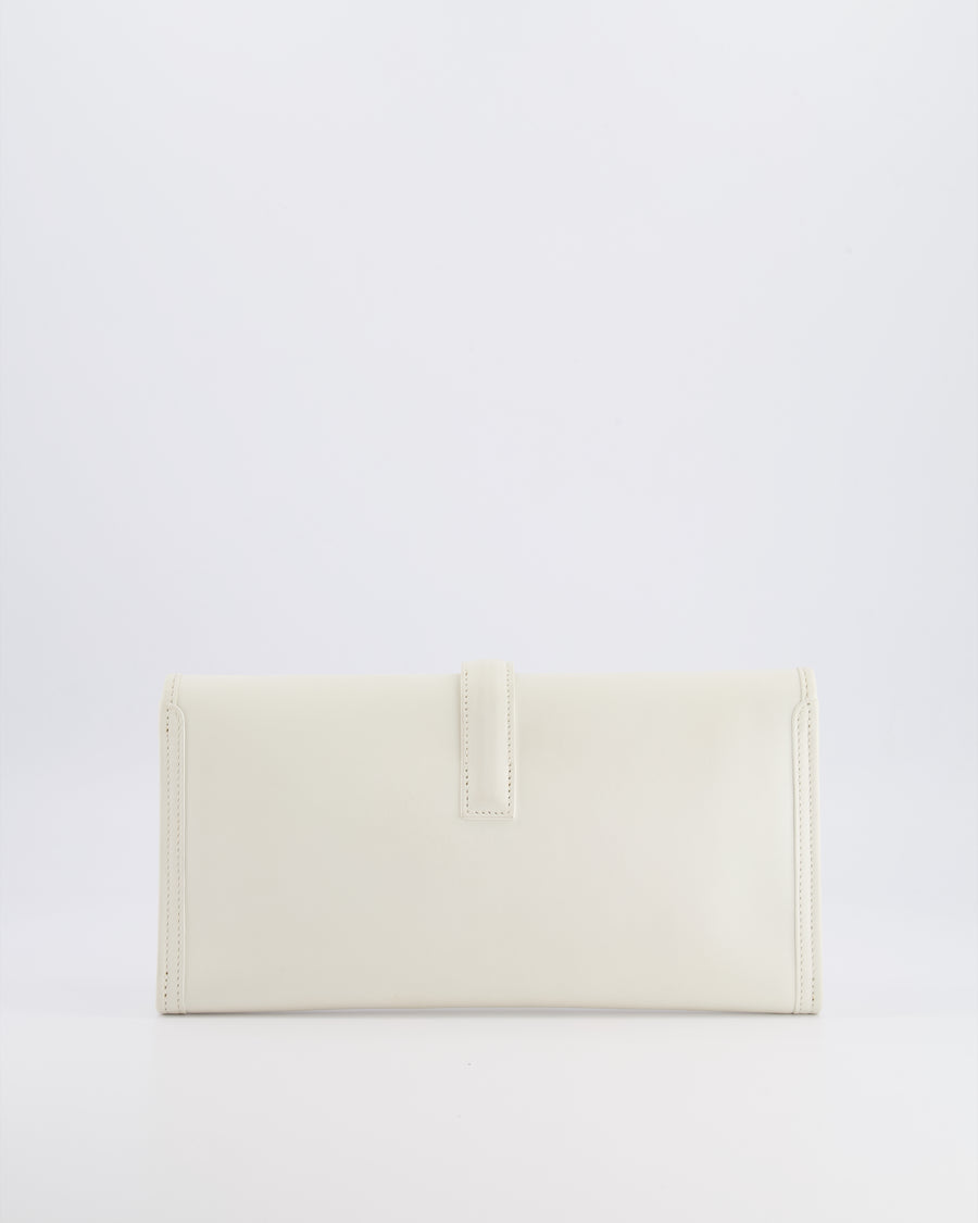 Hermès Jige Elan 29cm Clutch Bag in Nata Evercolour Leather