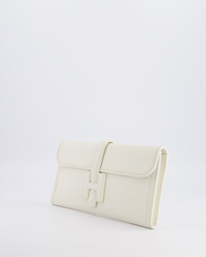 Hermès Jige Elan 29cm Clutch Bag in Nata Evercolour Leather