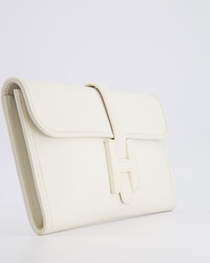 Hermès Jige Elan 29cm Clutch Bag in Nata Evercolour Leather