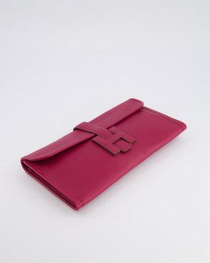 Hermès Jige Elan 29cm Clutch Bag in Rose Pourpre Evercolour Leather