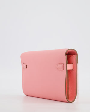 Hermès Kelly To Go Bag in Rose Confetti Epsom Leather with Palladium Hardware