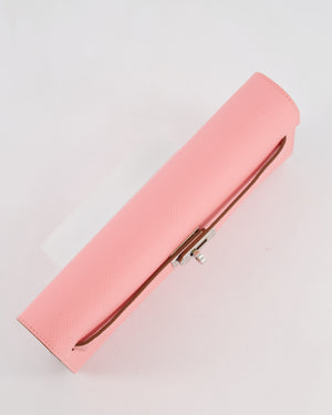 Hermès Kelly To Go Bag in Rose Confetti Epsom Leather with Palladium Hardware