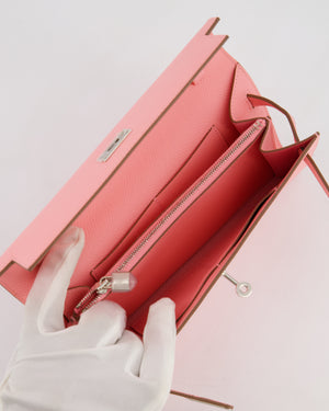 Hermès Kelly To Go Bag in Rose Confetti Epsom Leather with Palladium Hardware