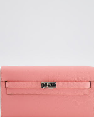 Hermès Kelly To Go Bag in Rose Confetti Epsom Leather with Palladium Hardware