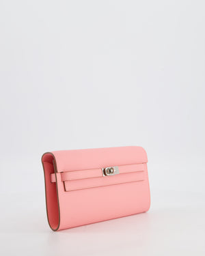 Hermès Kelly To Go Bag in Rose Confetti Epsom Leather with Palladium Hardware