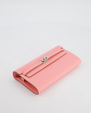 Hermès Kelly To Go Bag in Rose Confetti Epsom Leather with Palladium Hardware