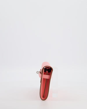 Hermès Kelly To Go Bag in Rose Confetti Epsom Leather with Palladium Hardware