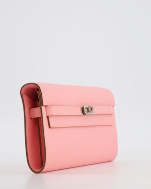 Hermès Kelly To Go Bag in Rose Confetti Epsom Leather with Palladium Hardware