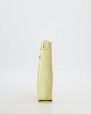 Hermès Mini Evelyne 16 Bag in Jaune Milton Taurillon Clemence Leather with Palladium Hardware