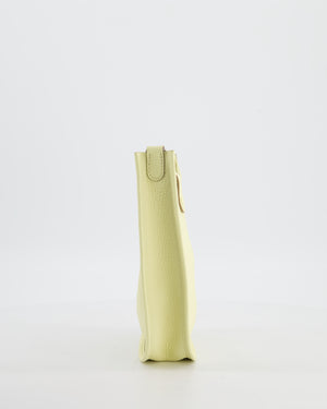 Hermès Mini Evelyne 16 Bag in Jaune Milton Taurillon Clemence Leather with Palladium Hardware