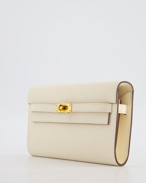 Hermès Kelly To Go Bag in Nata Epsom Leather with Gold Hardware