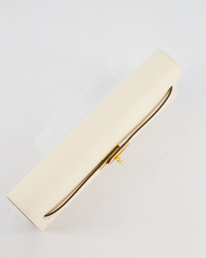 Hermès Kelly To Go Bag in Nata Epsom Leather with Gold Hardware