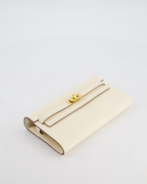 Hermès Kelly To Go Bag in Nata Epsom Leather with Gold Hardware