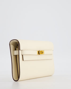 Hermès Kelly To Go Bag in Nata Epsom Leather with Gold Hardware