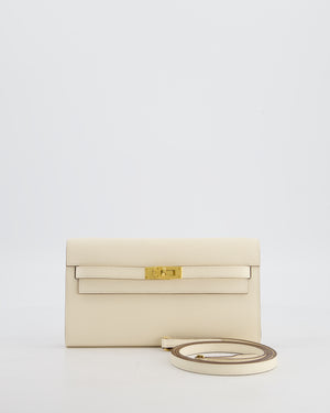 Hermès Kelly To Go Bag in Nata Epsom Leather with Gold Hardware