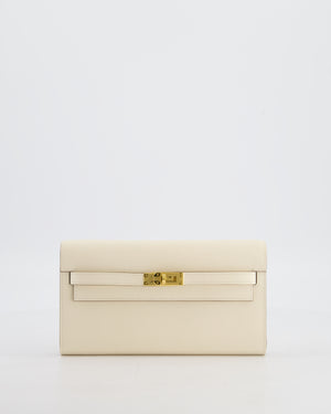 Hermès Kelly To Go Bag in Nata Epsom Leather with Gold Hardware