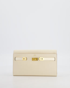 Hermès Kelly To Go Bag in Nata Epsom Leather with Gold Hardware