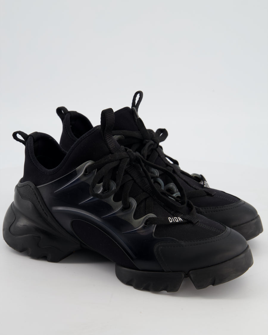 Christian Dior Connect Black Technical Fabric Sneaker Size EU 39