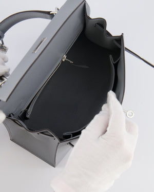 Hermès Kelly 25 Sellier Bag in Gris Pantin Epsom Leather with Palladium Hardware