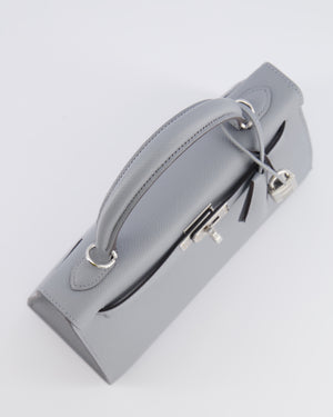 Hermès Kelly 25 Sellier Bag in Gris Pantin Epsom Leather with Palladium Hardware