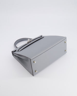 Hermès Kelly 25 Sellier Bag in Gris Pantin Epsom Leather with Palladium Hardware