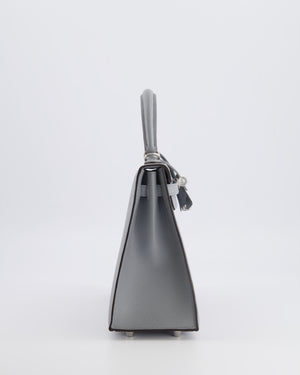 Hermès Kelly 25 Sellier Bag in Gris Pantin Epsom Leather with Palladium Hardware
