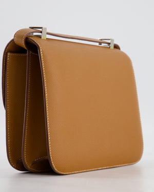 Hermès Constance 24 Bag in Gold Epsom Leather with Palladium Hardware