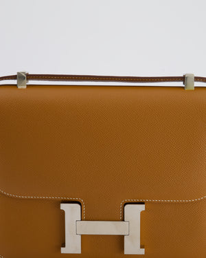 Hermès Constance 24 Bag in Gold Epsom Leather with Palladium Hardware