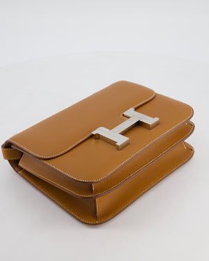 Hermès Constance 24 Bag in Gold Epsom Leather with Palladium Hardware