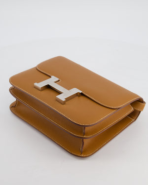 Hermès Constance 24 Bag in Gold Epsom Leather with Palladium Hardware